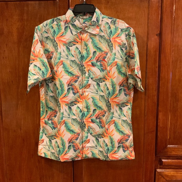 Tommy Bahama Other - Tommy Bahama Coconut Cream Hawaii Button Down